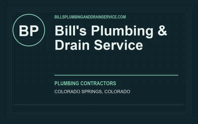 Bill's Plumbing & Drain Service in Colorado Springs, Colorado