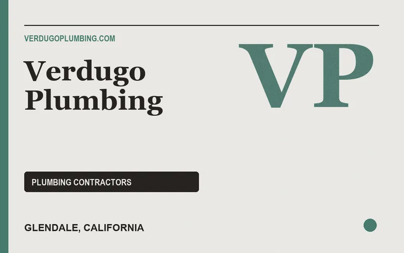 Verdugo Plumbing in Glendale, California