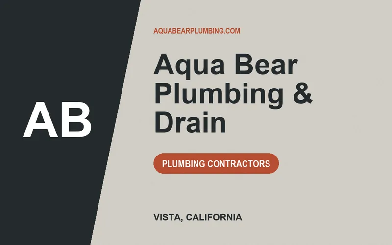 Aqua Bear Plumbing & Drain in Vista, California
