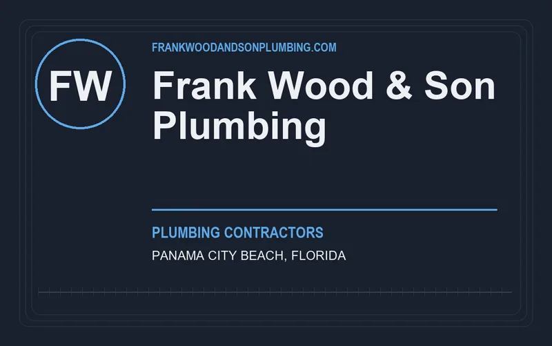 Frank Wood & Son Plumbing in Panama City Beach, Florida