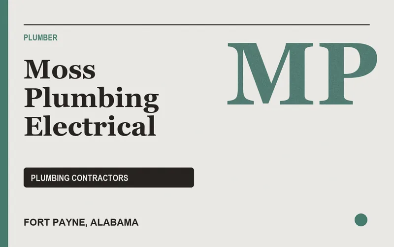 moss plumbing electrical in Fort Payne, Alabama