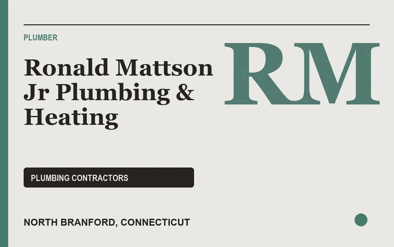 Ronald Mattson Jr Plumbing & Heating in North Branford, Connecticut