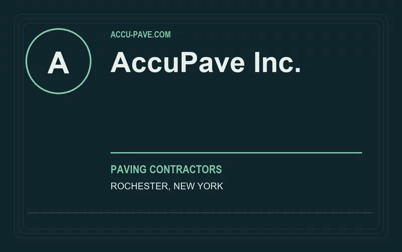 AccuPave Inc. in Rochester, New York
