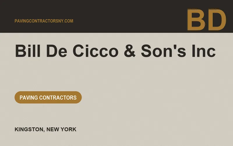 Bill De Cicco & Son's Inc in Kingston, New York