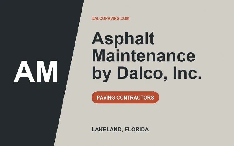 Asphalt Maintenance by Dalco, Inc. in Lakeland, Florida