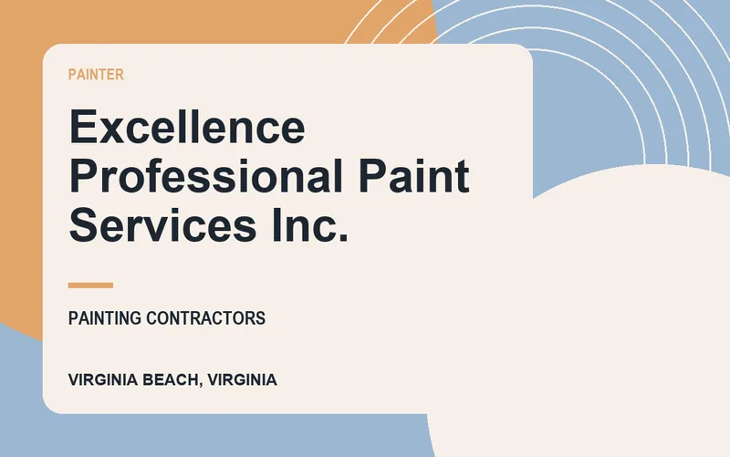 Excellence Professional Paint Services Inc. in Virginia Beach, Virginia