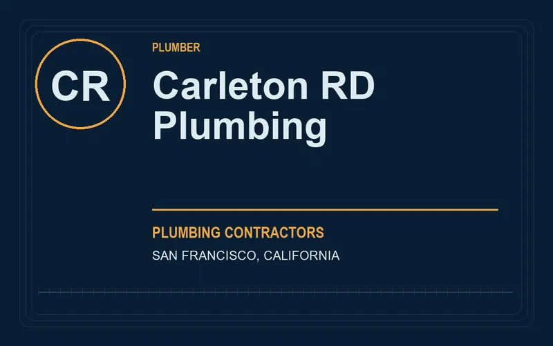 Carleton RD Plumbing in San Francisco, California