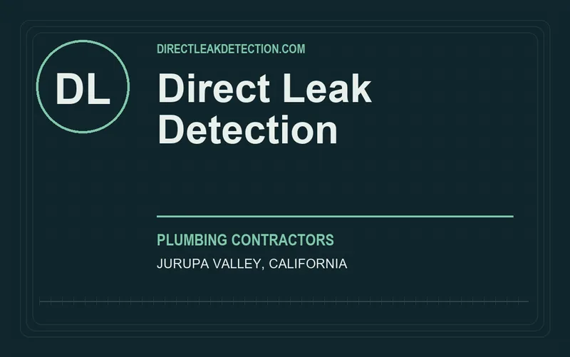 Direct Leak Detection in Jurupa Valley, California