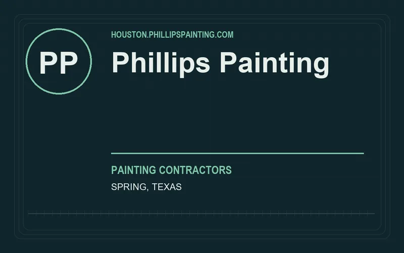 Phillips Painting in Spring, Texas