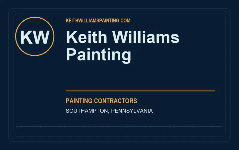 Keith Williams Painting in Southampton, Pennsylvania