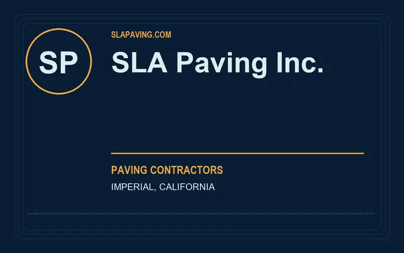 SLA Paving Inc. in Imperial, California