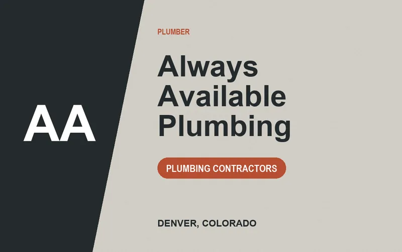 Always Available Plumbing in Denver, Colorado