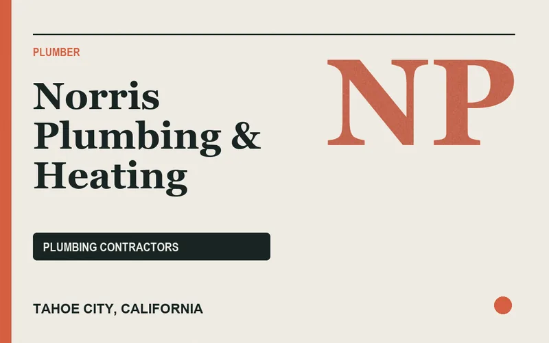 Norris Plumbing & Heating in Tahoe City, California