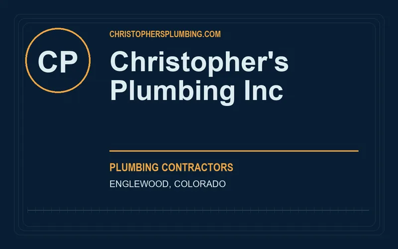 Christopher's Plumbing Inc in Englewood, Colorado