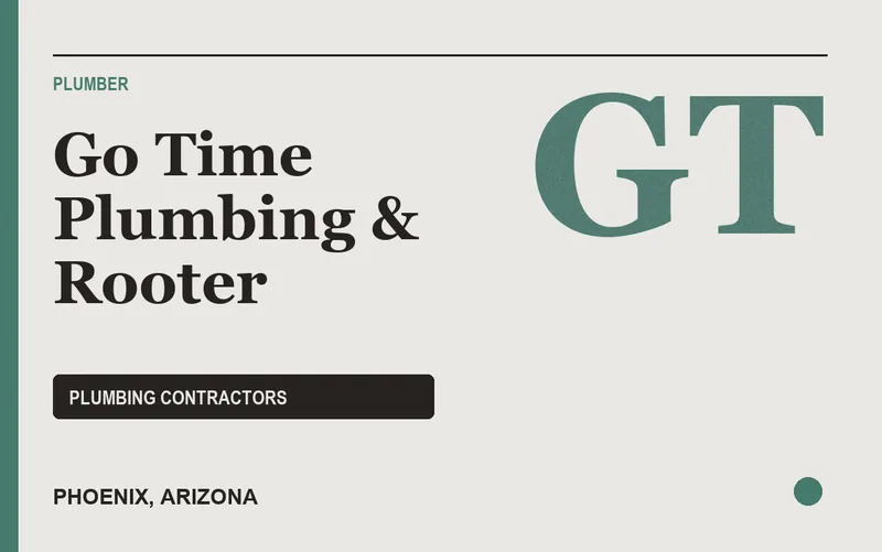 Go Time Plumbing & Rooter in Phoenix, Arizona