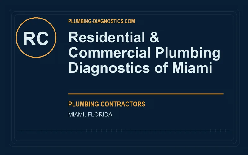 Residential & Commercial Plumbing Diagnostics of Miami in Miami, Florida