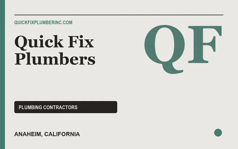 Quick Fix Plumbers in Anaheim, California