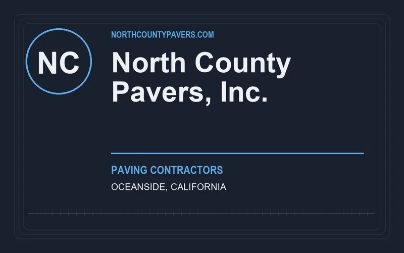 North County Pavers, Inc. in Oceanside, California