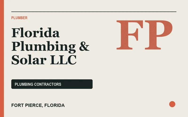 Florida Plumbing & Solar LLC in Fort Pierce, Florida