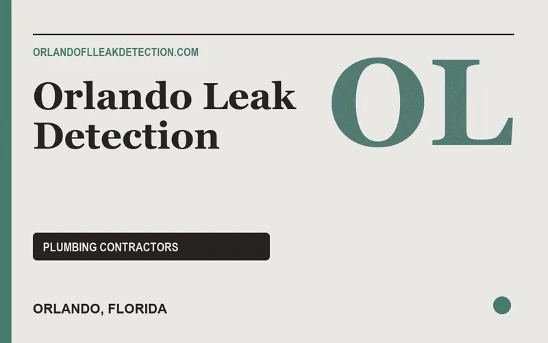 Orlando Leak Detection in Orlando, Florida