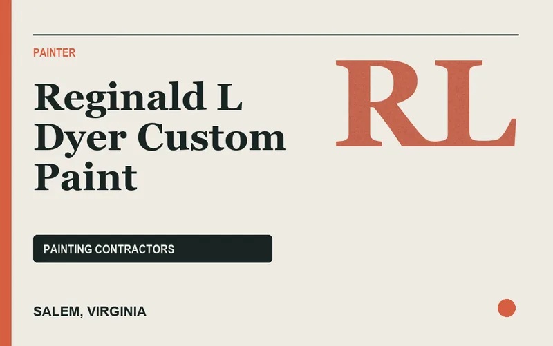 Reginald L Dyer Custom Paint in Salem, Virginia