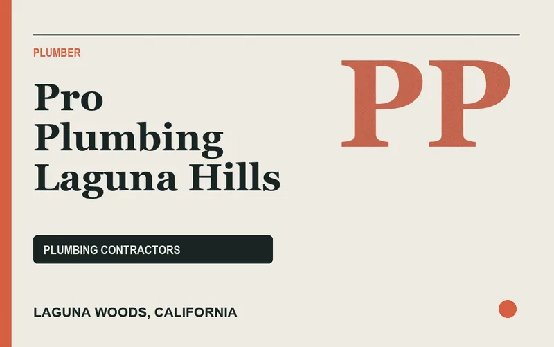 Pro Plumbing Laguna Hills in Laguna Woods, California