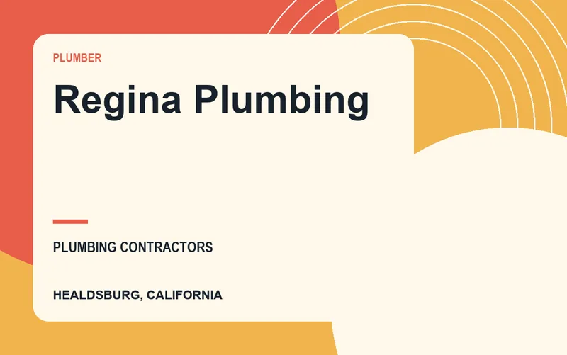 Regina Plumbing in Healdsburg, California