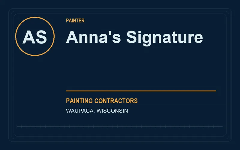 Anna's Signature in Waupaca, Wisconsin