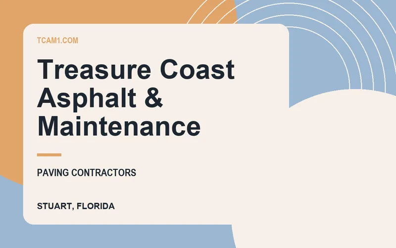 Treasure Coast Asphalt & Maintenance in Stuart, Florida