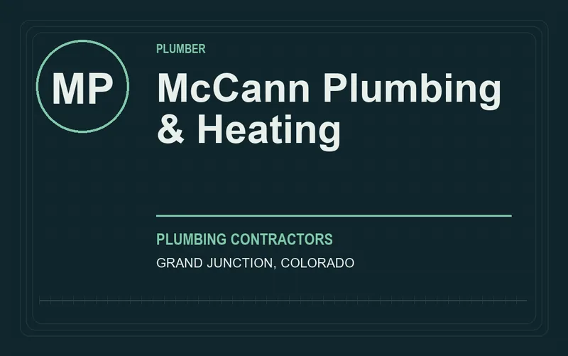 McCann Plumbing & Heating in Grand Junction, Colorado