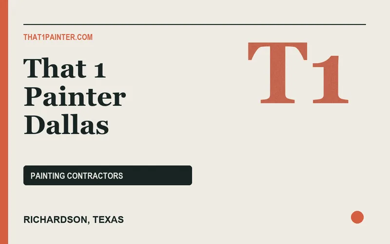 That 1 Painter Dallas in Richardson, Texas