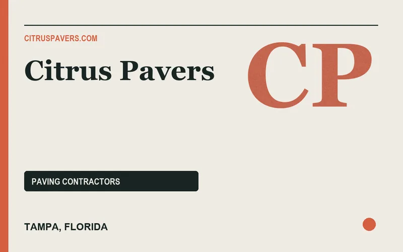 Citrus Pavers in Tampa, Florida