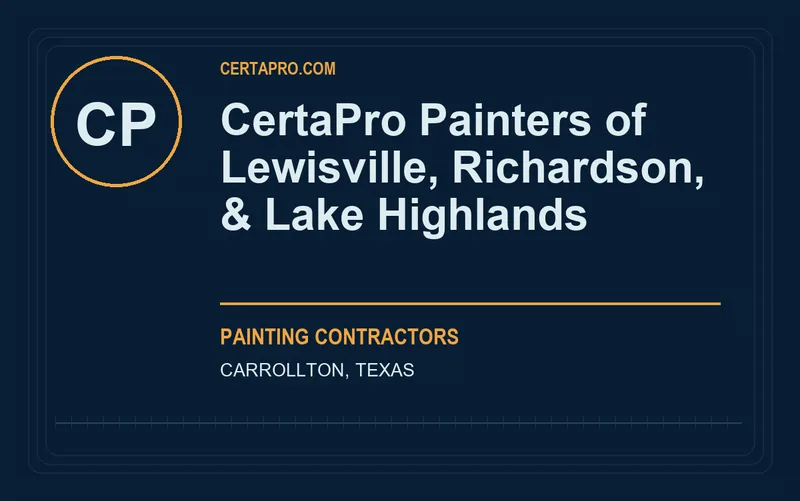 CertaPro Painters of Lewisville, Richardson, & Lake Highlands in Carrollton, Texas
