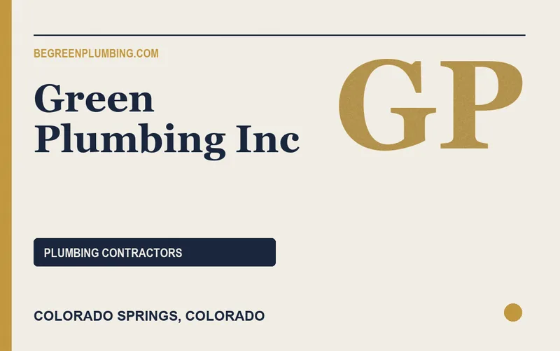 Green Plumbing Inc in Colorado Springs, Colorado