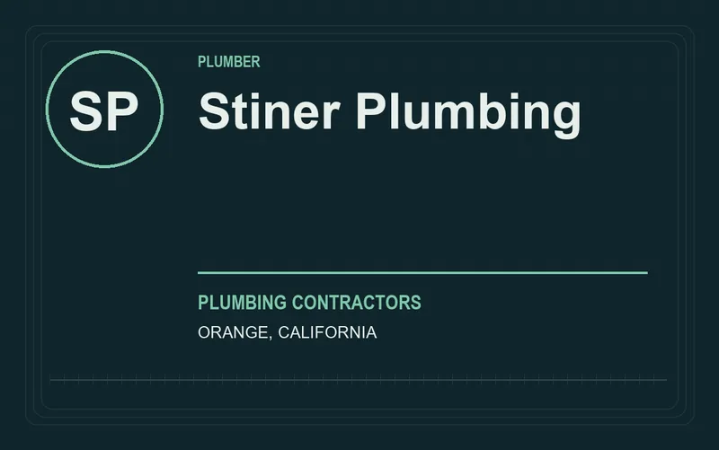 STINER PLUMBING in Orange, California