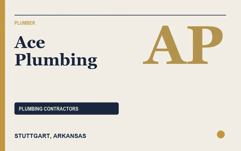 Ace Plumbing in Stuttgart, Arkansas