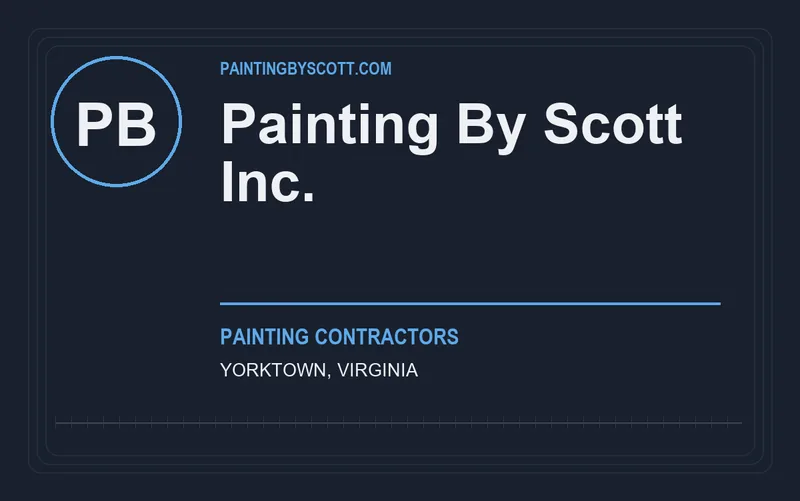 Painting By Scott Inc. in Yorktown, Virginia