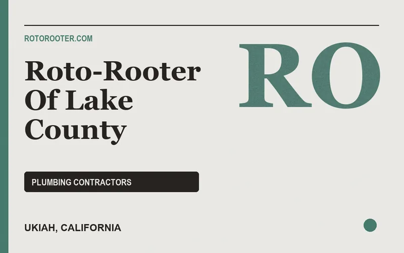 Roto-Rooter Of Lake County in Ukiah, California