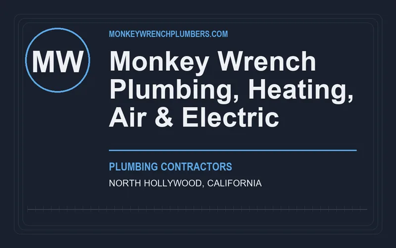Monkey Wrench Plumbing, Heating, Air & Electric in North Hollywood, California