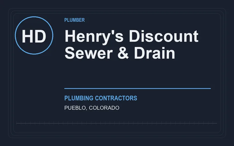 Henry's Discount Sewer & Drain in Pueblo, Colorado
