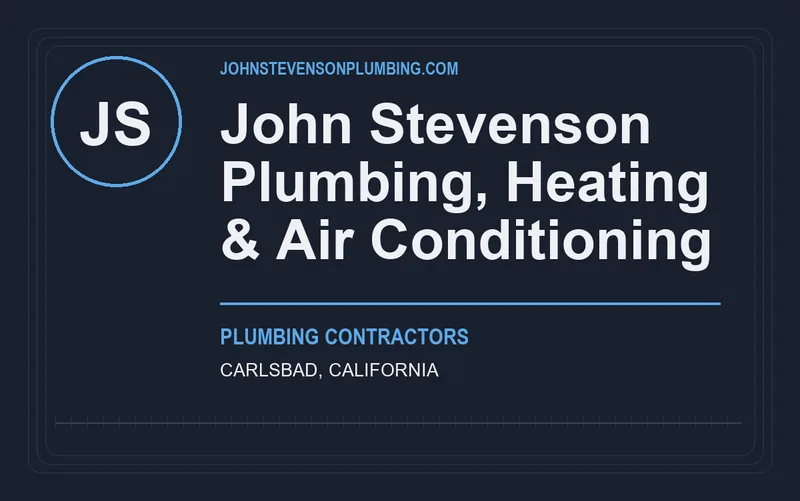 John Stevenson Plumbing, Heating & Air Conditioning in Carlsbad, California