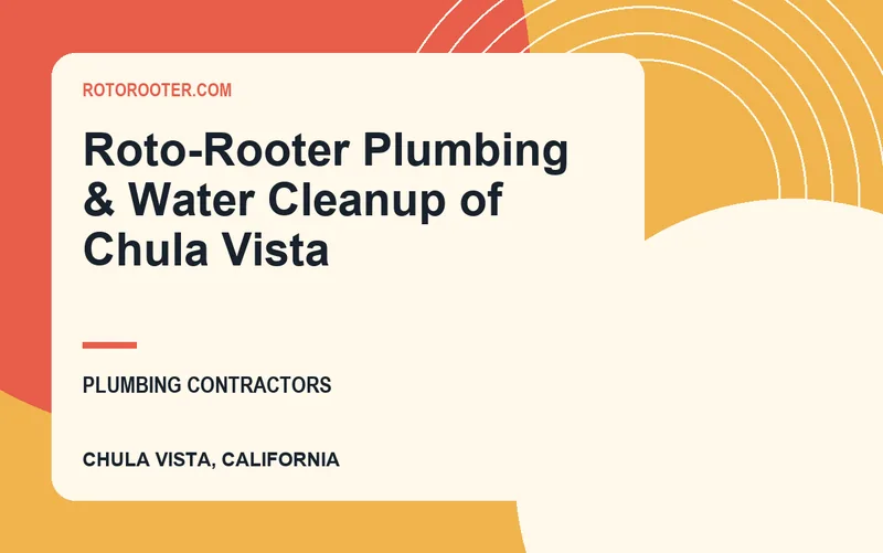 Roto-Rooter Plumbing & Water Cleanup of Chula Vista in Chula Vista, California