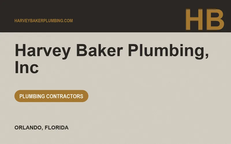 Harvey Baker Plumbing, Inc in Orlando, Florida