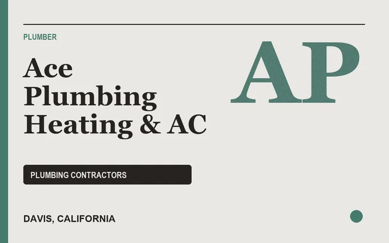 Ace Plumbing Heating & AC in Davis, California