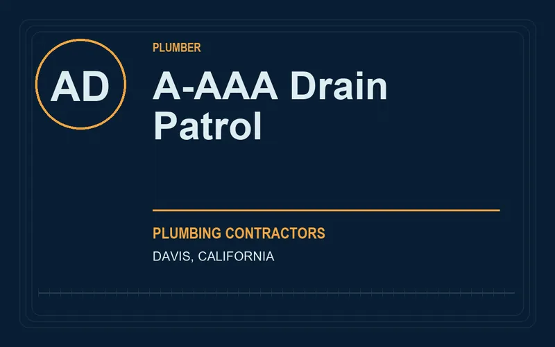 A-AAA Drain Patrol in Davis, California